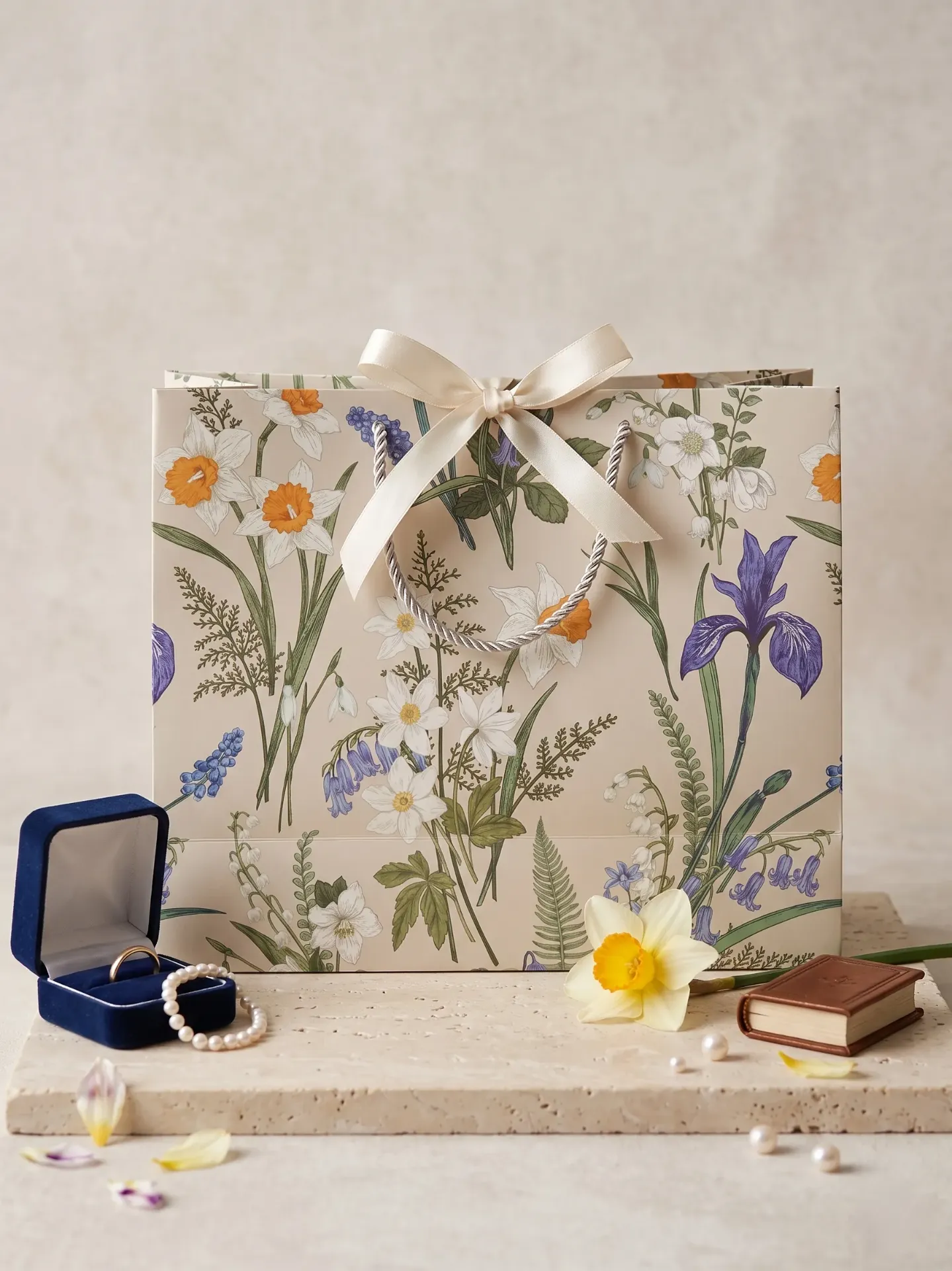 Gift Bags With Ribbon (Small)