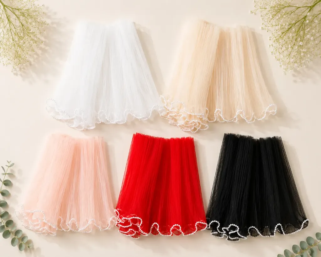 Flower Wrapping Mesh Net Bouquet (copy) (Red, 2 pcs)
