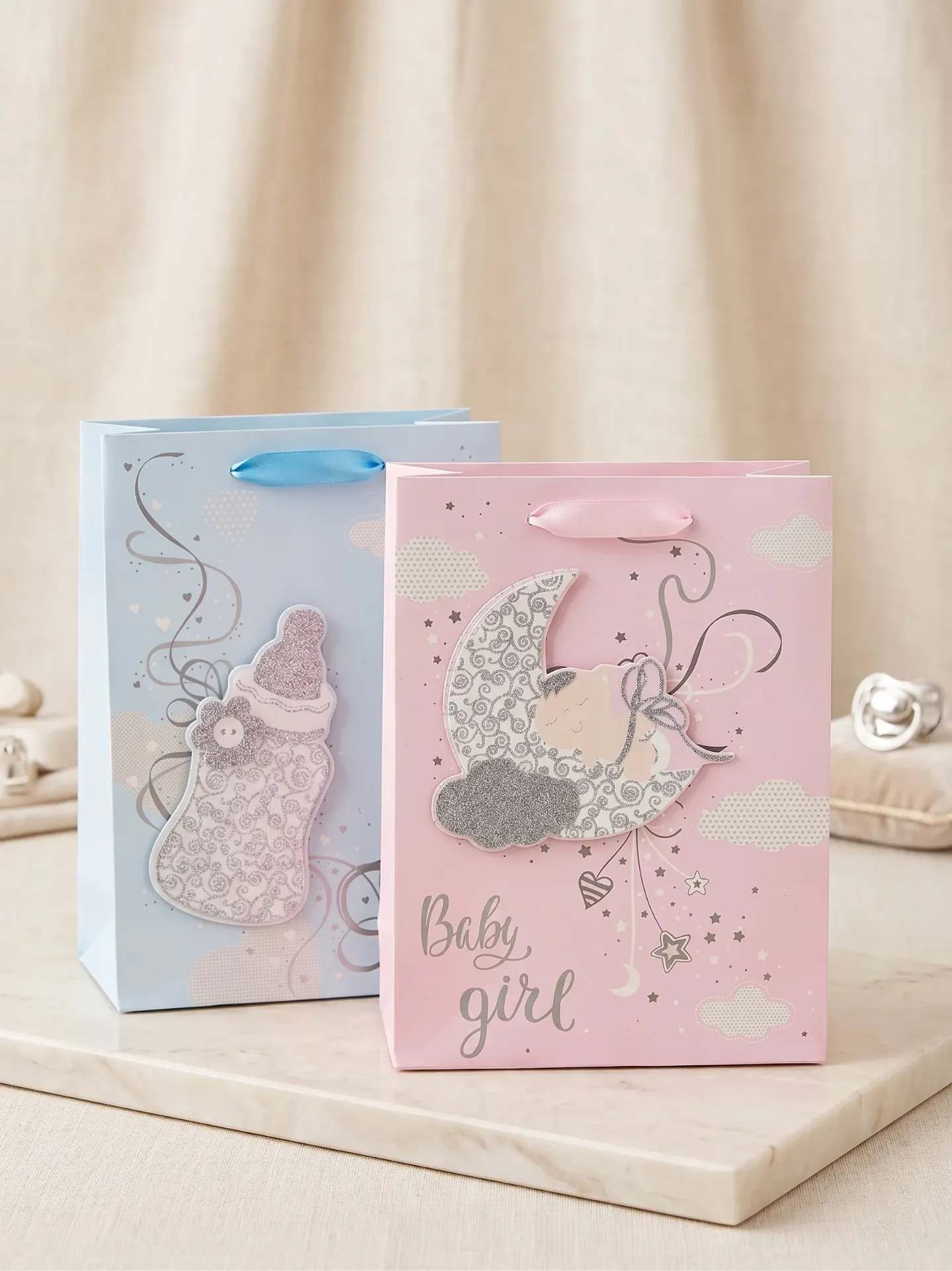 Baby Shower Gift Bags ( 2130) (Small) (6 pcs)