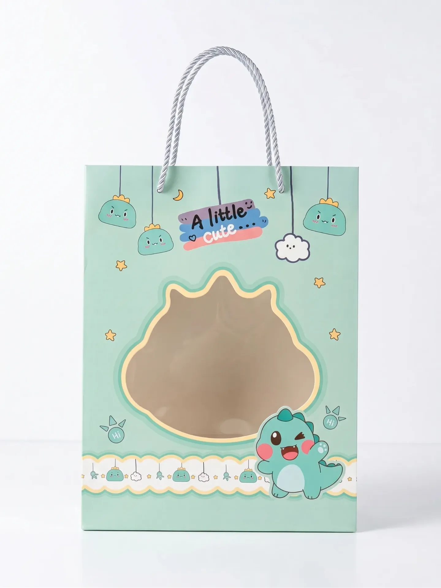 Gift Bags For Birthday Party (CD007) (Medium) (Blue, 6 pcs)
